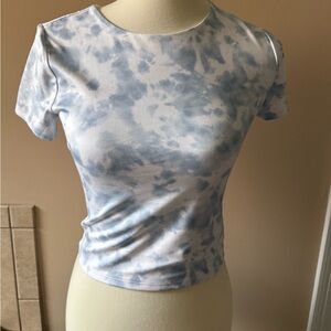 Blue Tie-Dye Women's Top